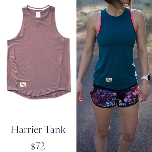 Tracksmith Tops - Tracksmith Harrier Tank in Mulberry Merino Wool Running Activewear BaseLayer M